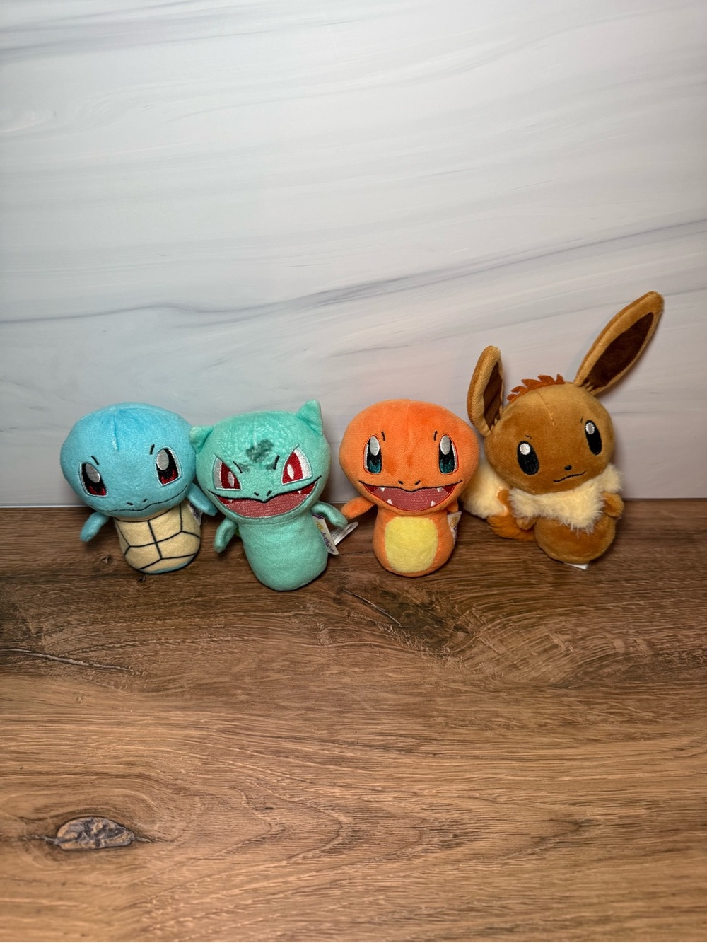 Hallmark Itty Bittys Pokemon Plush Lot 4 Squirtle Eevee